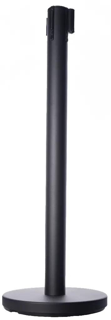 POTEAU C-POST NOIR A SANGLE PERSONNALISEE 2.9M x 5CM