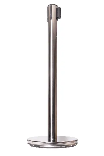 [CPOST-CHR-PERS] POTEAU C-POST CHROME A SANGLE PERSONNALISEE 2.9M x 5CM